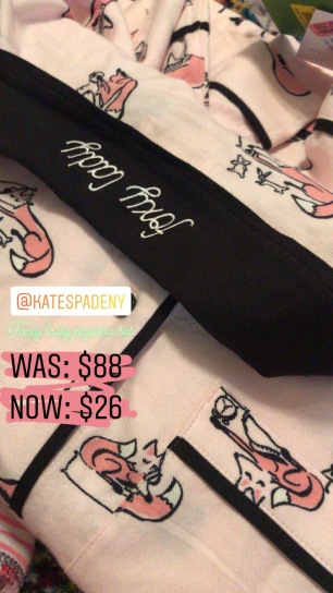 Kate Spade pajamas for $26
